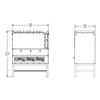 GOV-600-FD3  Gullco Flux Holding Oven 265Kg Capacity. 100-550°F (38-288°C) Temperature, 4500 Watts. 415V